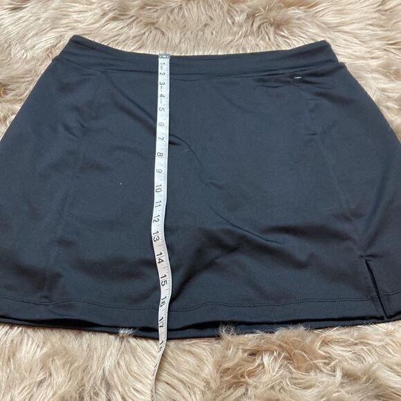 Lady Hagen Core Swing Knit Skort- Golf Active Tennis Skirt in Black - Picture 12 of 12
